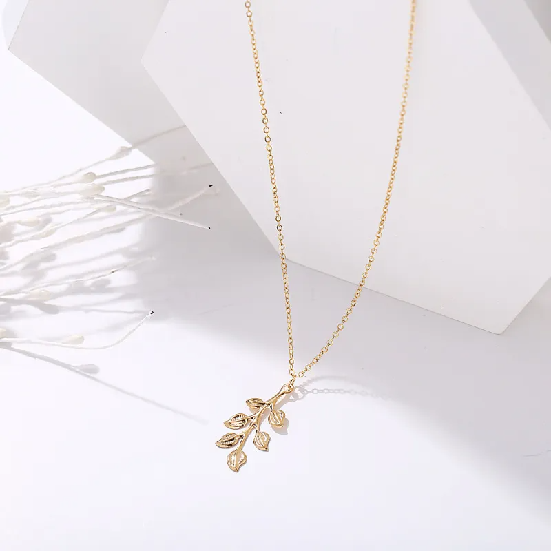 Gold Leaf Necklace