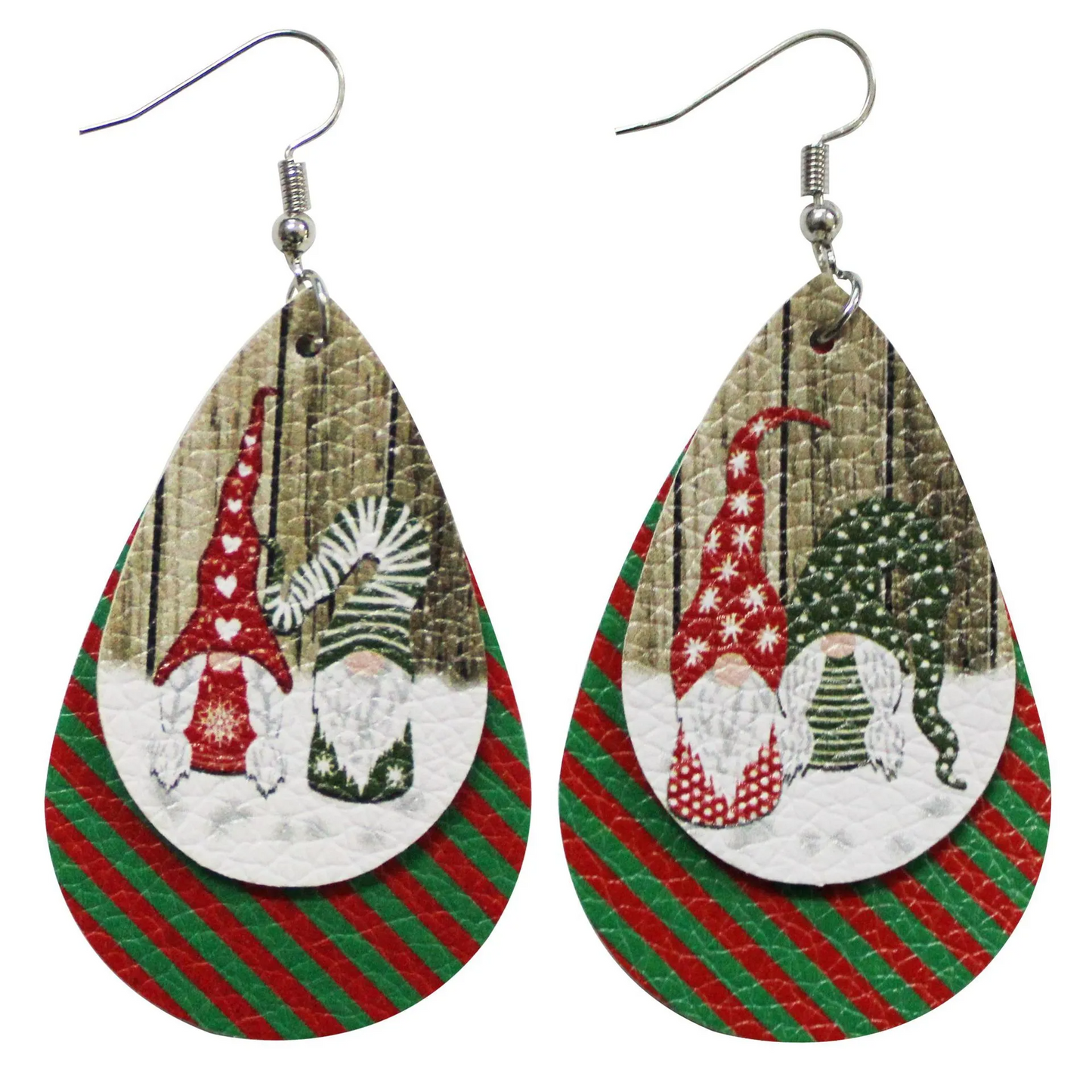 Festive Gnome Christmas Earrings