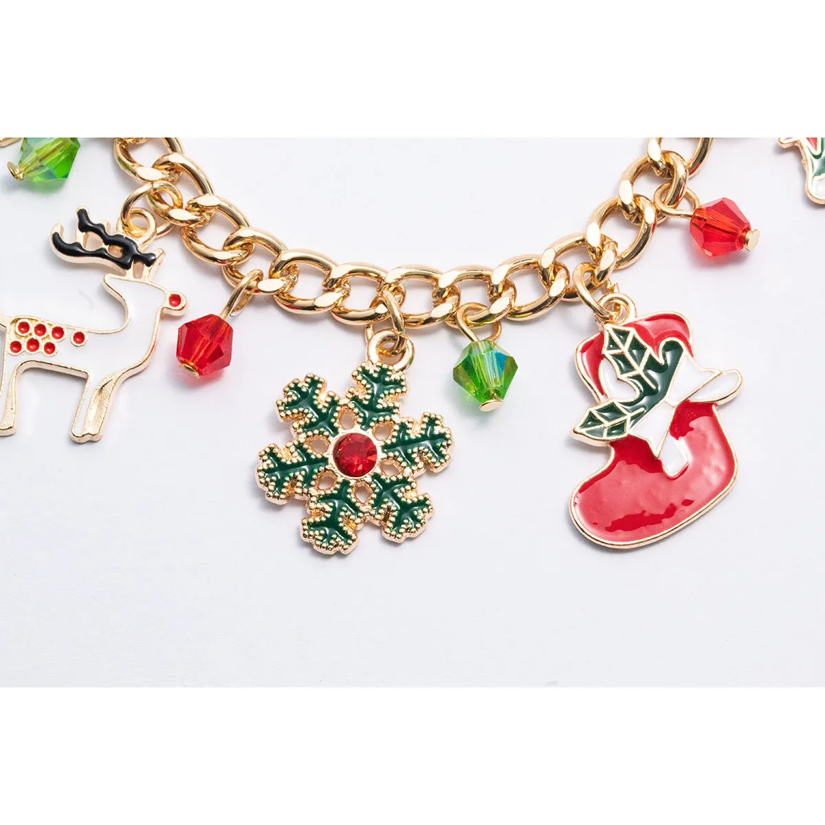 Festive Christmas Charm Bracelet