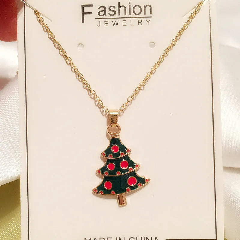 Christmas Tree Set with red bulbs